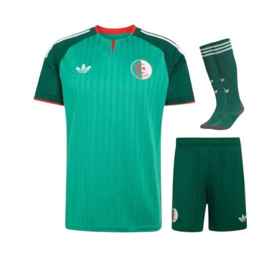 T-shirt e Pantaloncini Bambino Algeria Away 26/27- Con Calzettoni