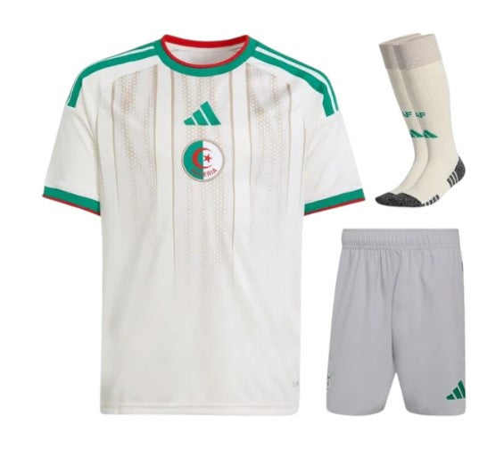 T-shirt e Pantaloncini Bambino Algeria Home 26/27 - Con Calzettoni