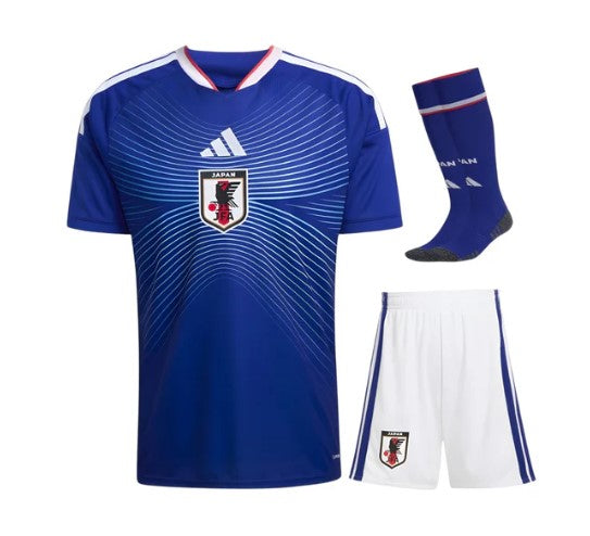 T-shirt e Pantaloncini Bambino Giappone Away 26/27- Con Calzettoni