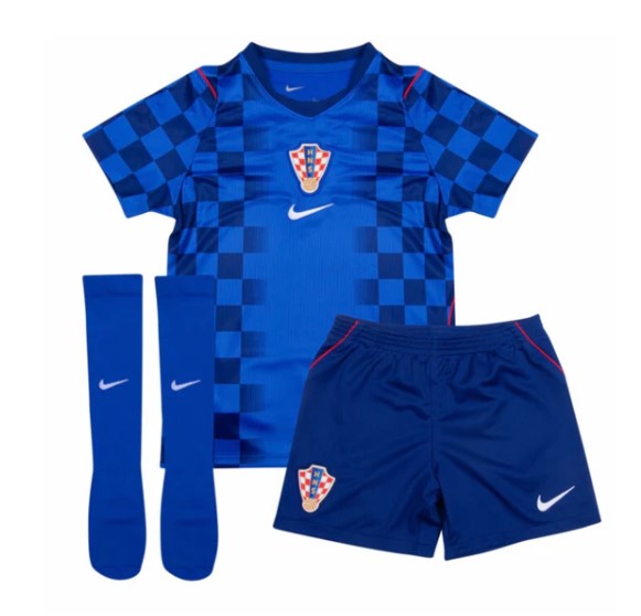 T-shirt e Pantaloncini Bambino Croazia Away 26/27 - Con Calzettoni
