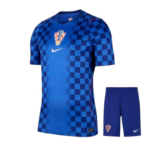 T-shirt e Pantaloncini Bambino Croazia Away 26/27