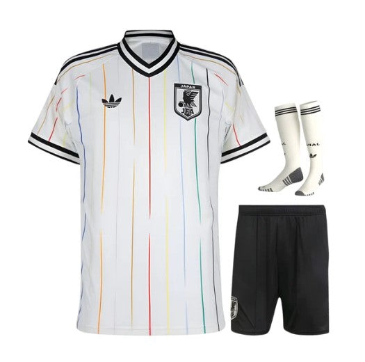 T-shirt e Pantaloncini Bambino Giappone Away 26/27 - Con Calzettoni