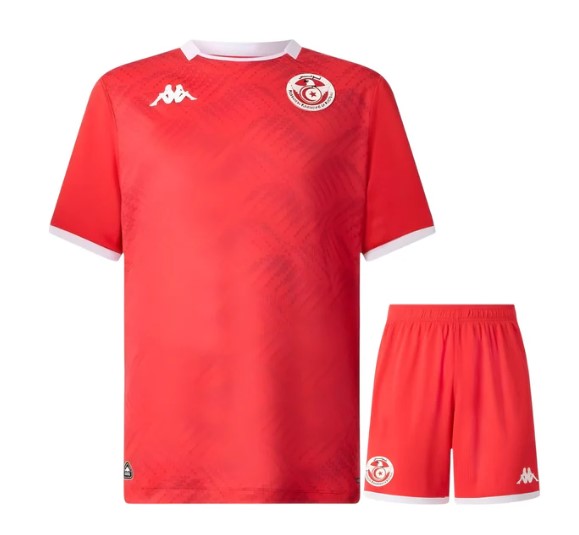 T-shirt e Pantaloncini Bambino Tunisia Home 26/27