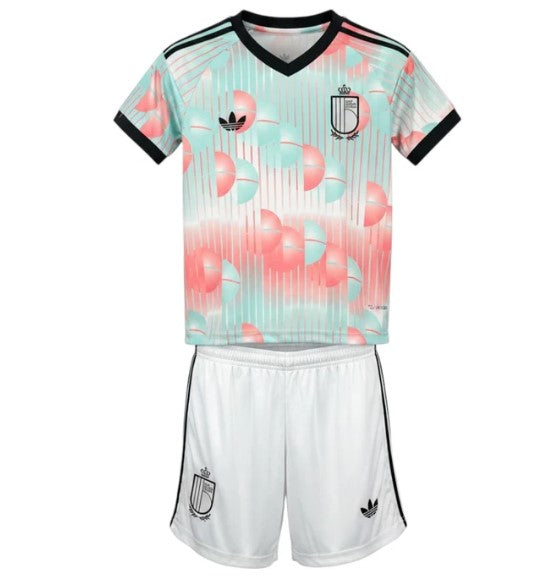T-shirt e Pantaloncini Bambino Belgio Away 26/27