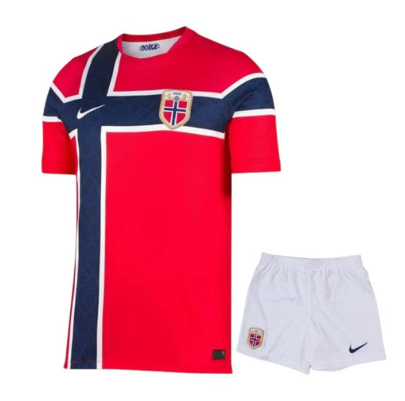T-shirt e Pantaloncini Bambino Norvegia Home 26/27