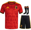 T-shirt e Pantaloncini Bambino Belgio Home 26/27 - Con Calzettoni