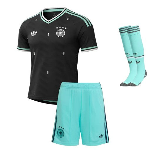 T-shirt e Pantaloncini Bambino Germania Away 26/27 - Con Calzettoni