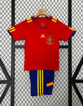 T-shirt e Pantaloncini Bambino Spagna Home - Retro 2010