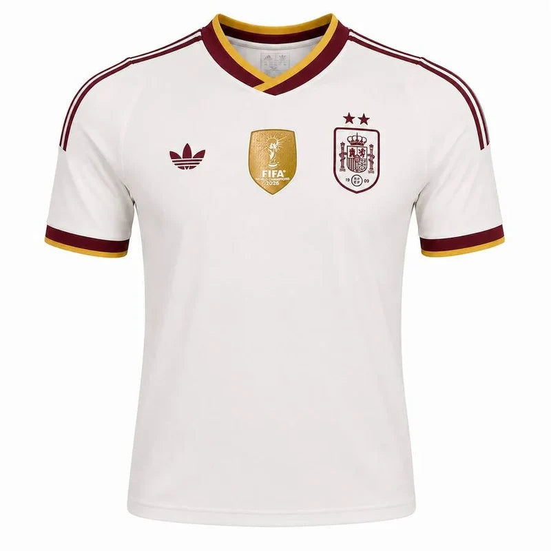 Maglia Spagna Away 26/27 - Con due stelle e la patch di campione del mondo