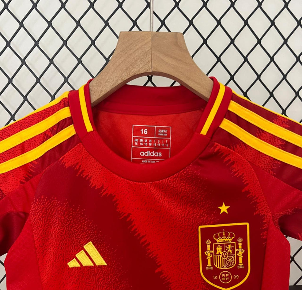 T-shirt e Pantaloncini Bambino Spagna Home 24/25