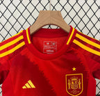 T-shirt e Pantaloncini Bambino Spagna Home 24/25