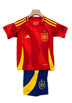 T-shirt e Pantaloncini Bambino Spagna Home 24/25