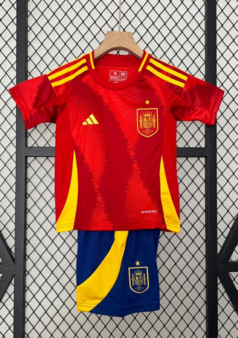 T-shirt e Pantaloncini Bambino Spagna Home 24/25