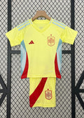 T-shirt e Pantaloncini Bambino Espagna Away 24/25