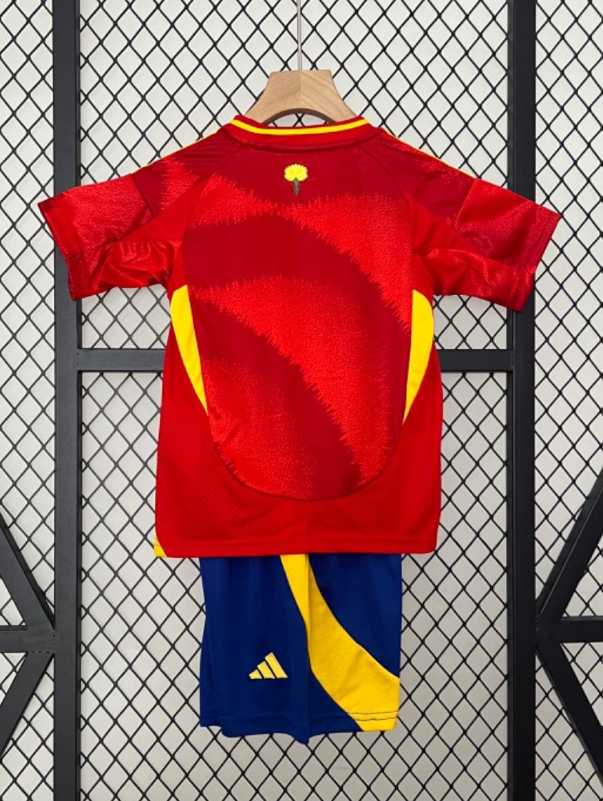 T-shirt e Pantaloncini Bambino Spagna Home 24/25