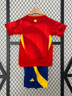 T-shirt e Pantaloncini Bambino Spagna Home 24/25