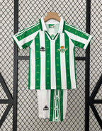 T-shirt e Pantaloncini Bambino Real Betis Home - Retro 1995/97
