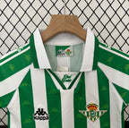 T-shirt e Pantaloncini Bambino Real Betis Home - Retro 1995/97