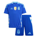 T-shirt e Pantaloncini Bambino Argentina 24/25 - Con Patch da Campione del Mondo