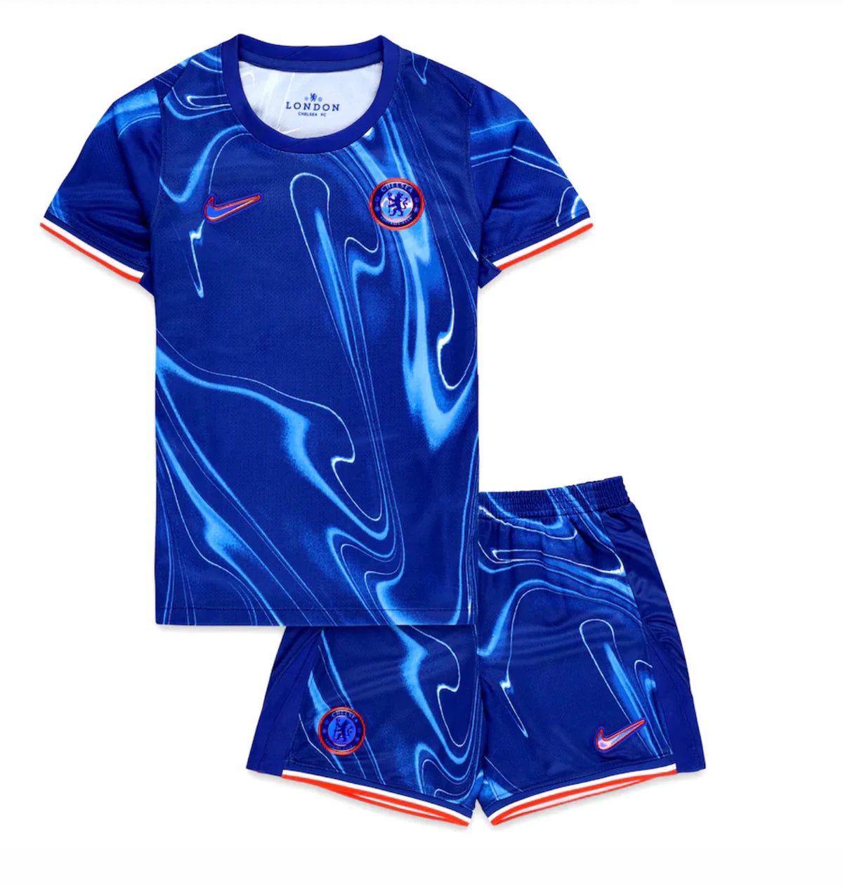 T-shirt e Pantaloncini Bambino Chelsea Home 24/25