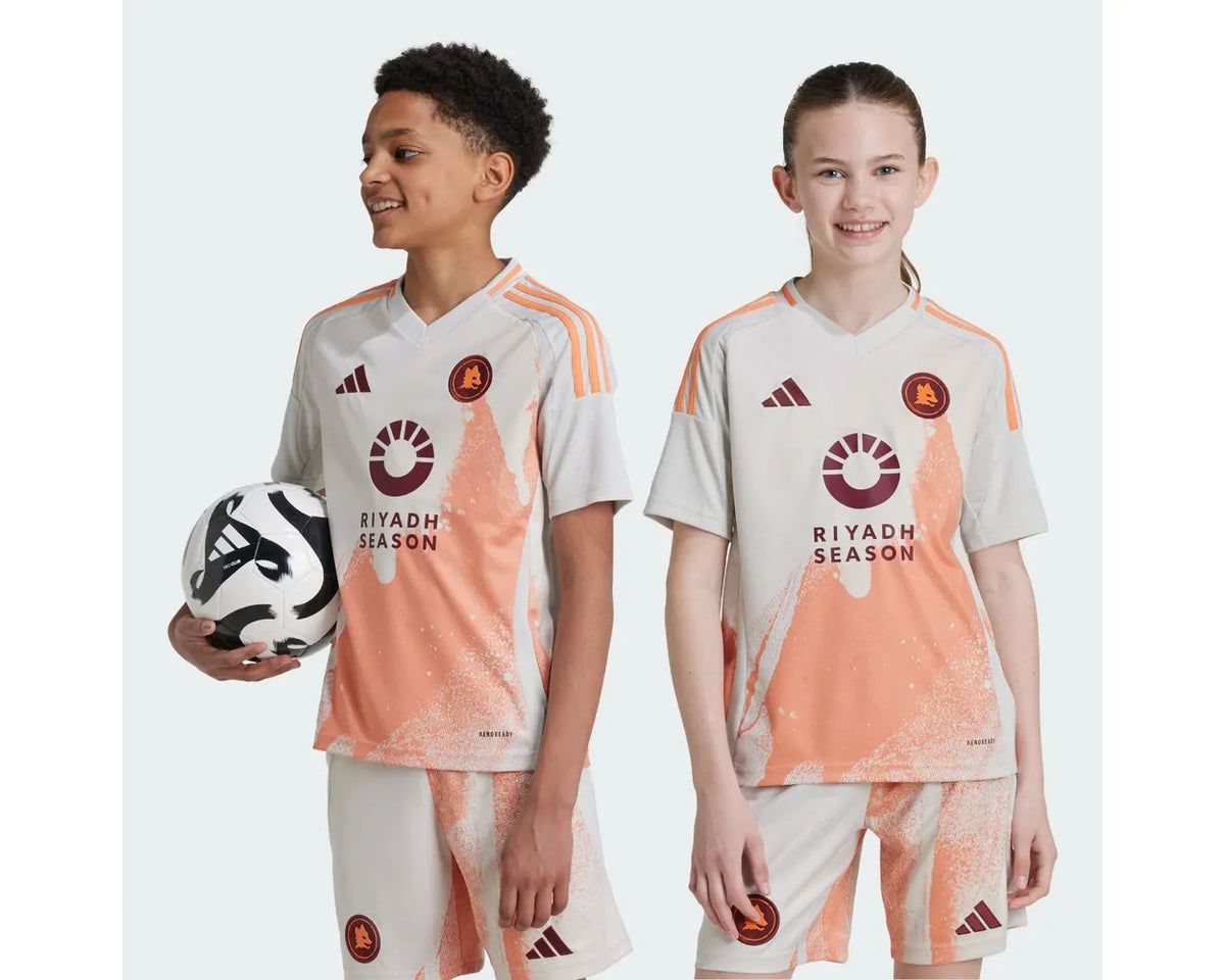 T-shirt e Pantaloncini Bambino AS Roma Away 24/25