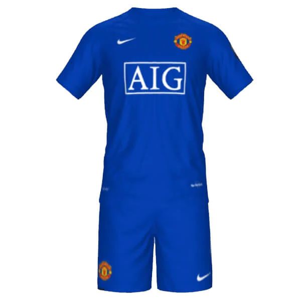 T-shirt e Pantaloncini Bambino Manchester United Retro 2008/09