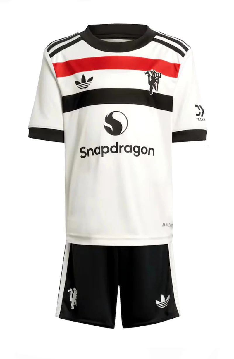 T-shirt e Pantaloncini Bambino Manchester United Third 24/25