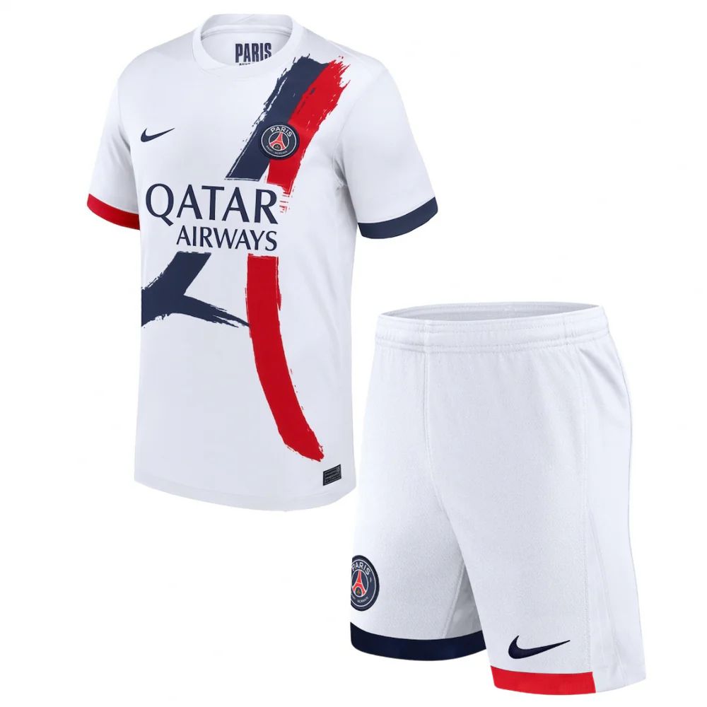 T-shirt e Pantaloncini Bambino PSG Away 24/25