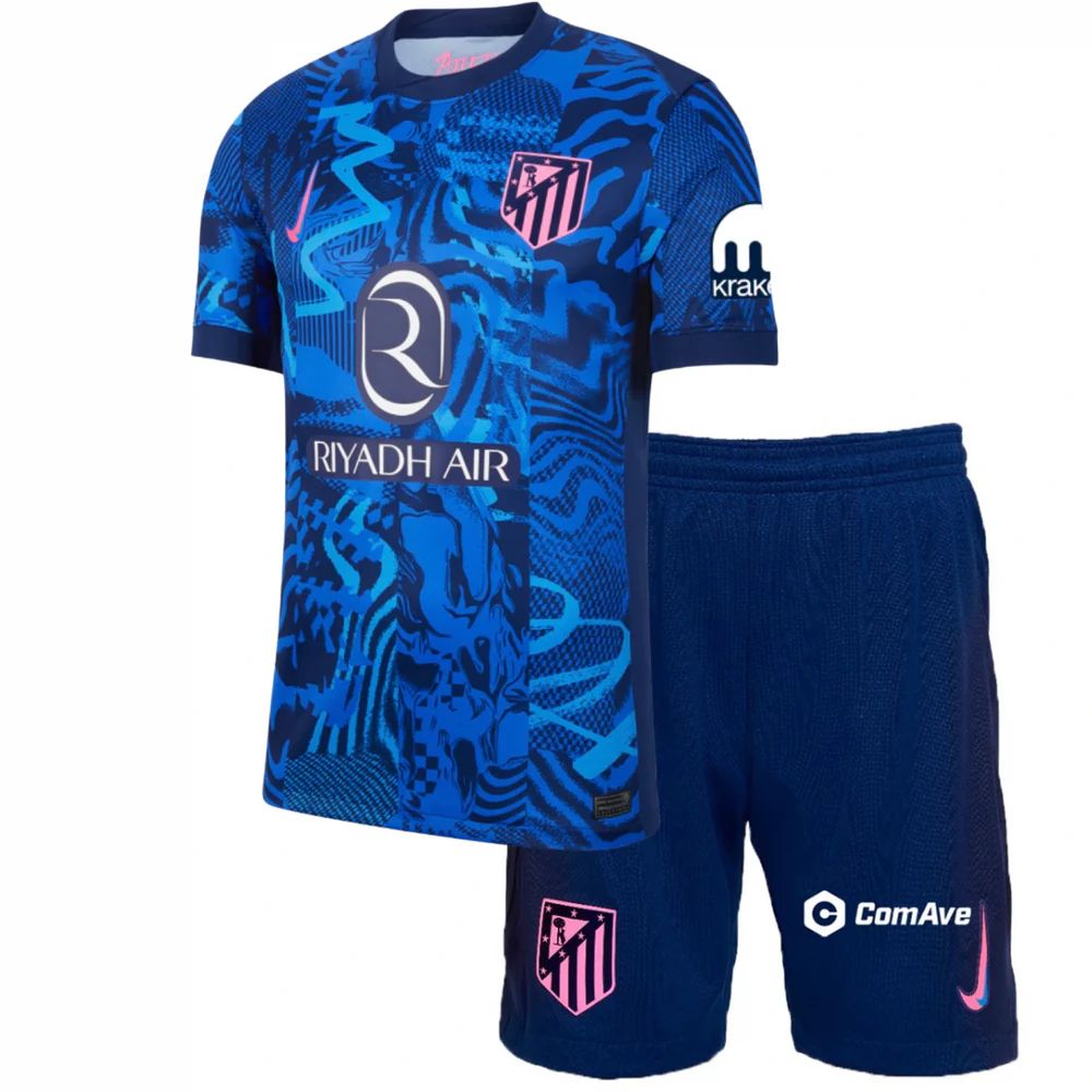 T-shirt e Pantaloncini Bambino Atletico de Madrid Third 24/25