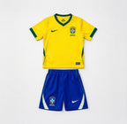 T-shirt e Pantaloncini Bambino Brasile Home 26/27