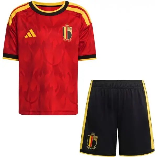 T-shirt e Pantaloncini Bambino Belgio Home 26/27