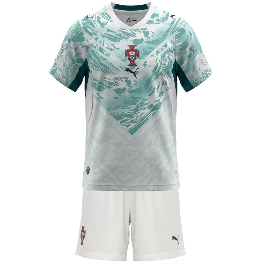 Maglia e Pantaloncini Bambino Portogallo Away 26/27