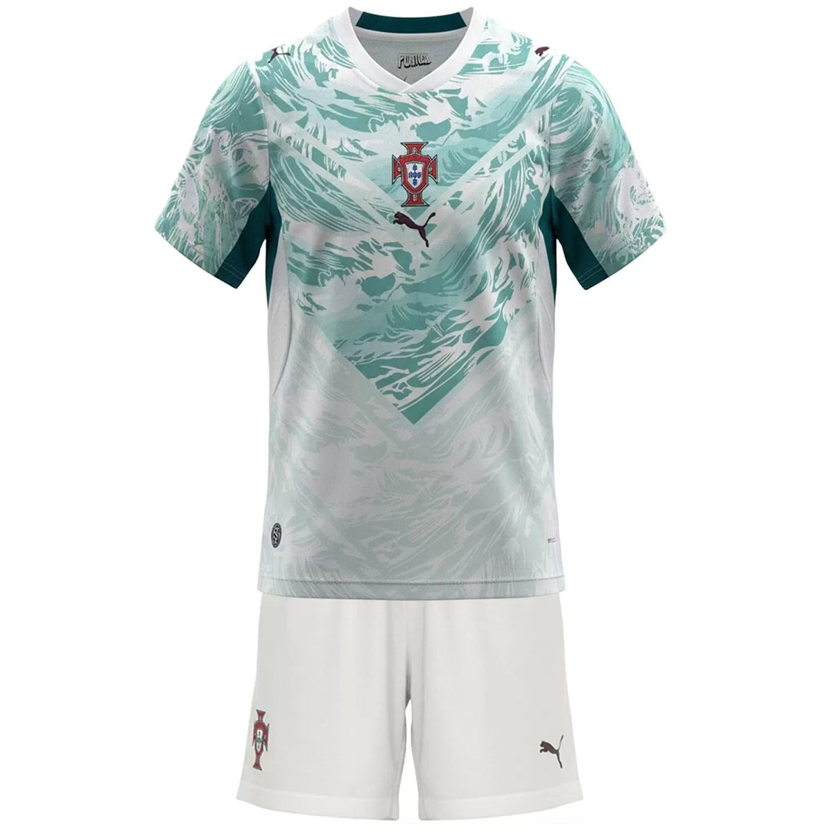 Maglia e Pantaloncini Bambino Portogallo Away 26/27