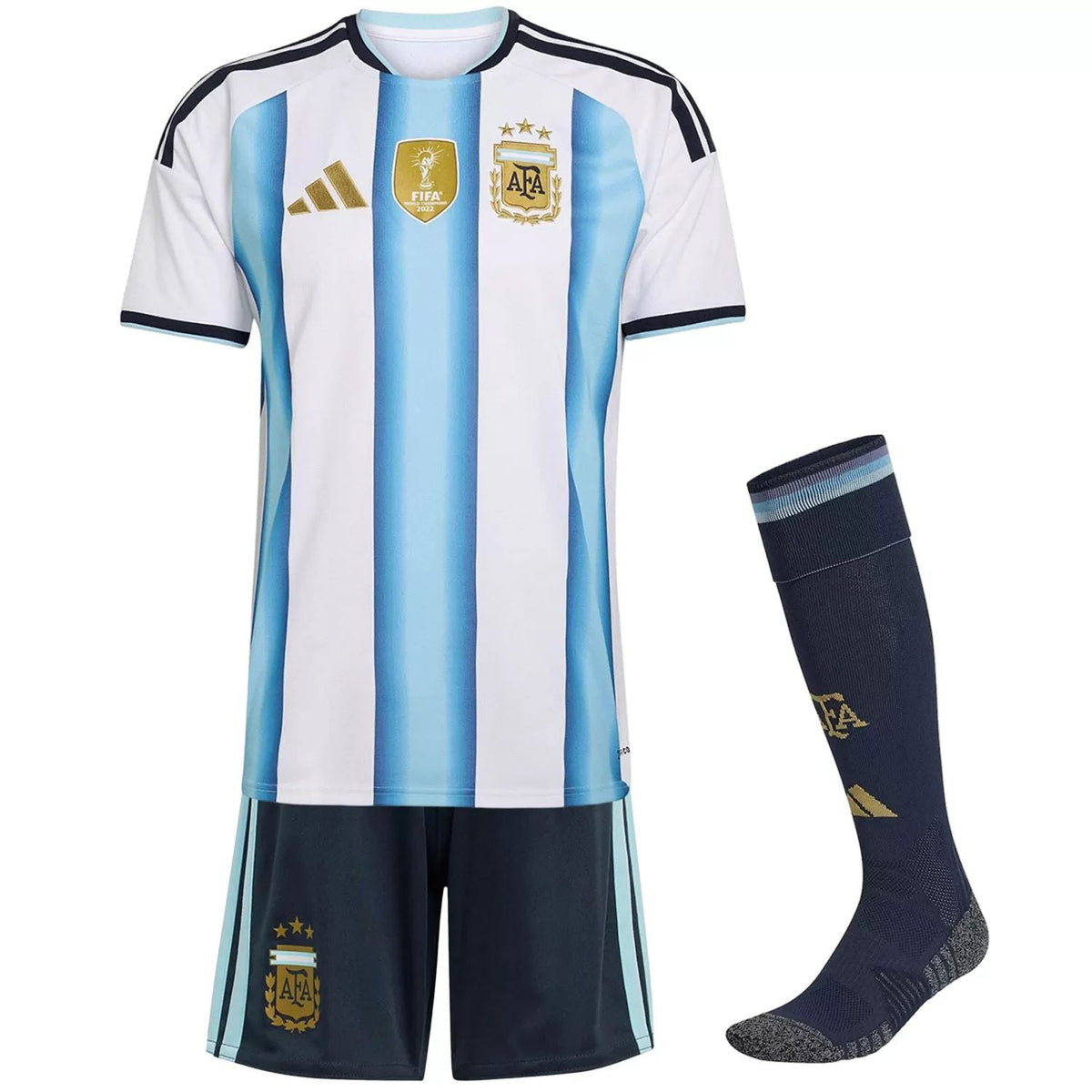 T-shirt e Pantaloncini Bambino Argentina Home 26/27 - Con Calzettoni