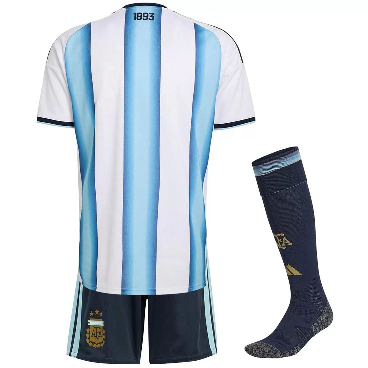 T-shirt e Pantaloncini Bambino Argentina Home 26/27 - Con Calzettoni