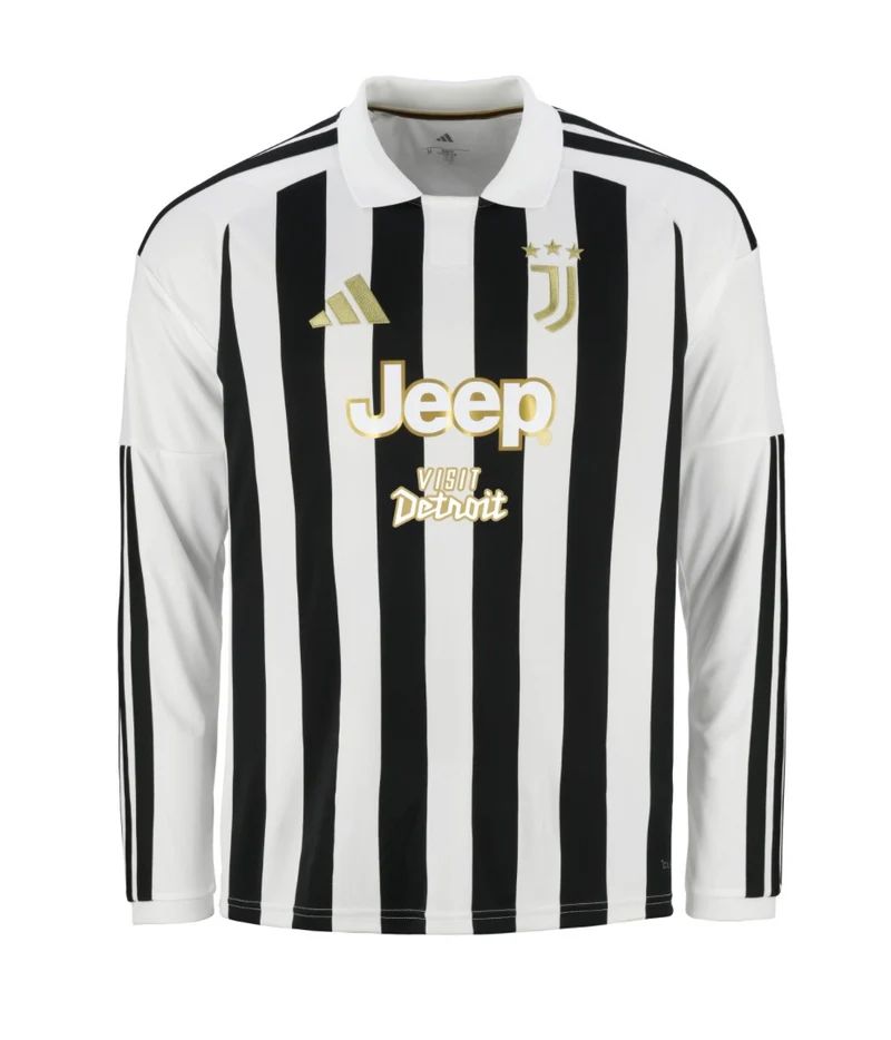 Maglia Juventus Home "Visit Detroit" 26/27 - Manica Lunga