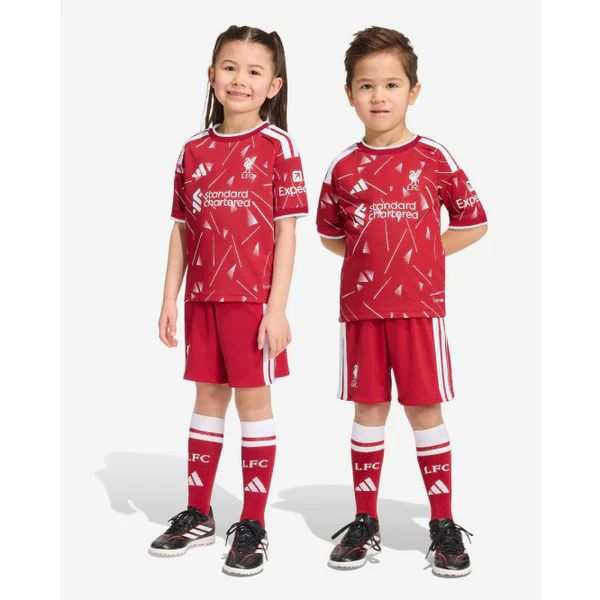T-shirt e Pantaloncini Bambino Liverpool Home 26/27