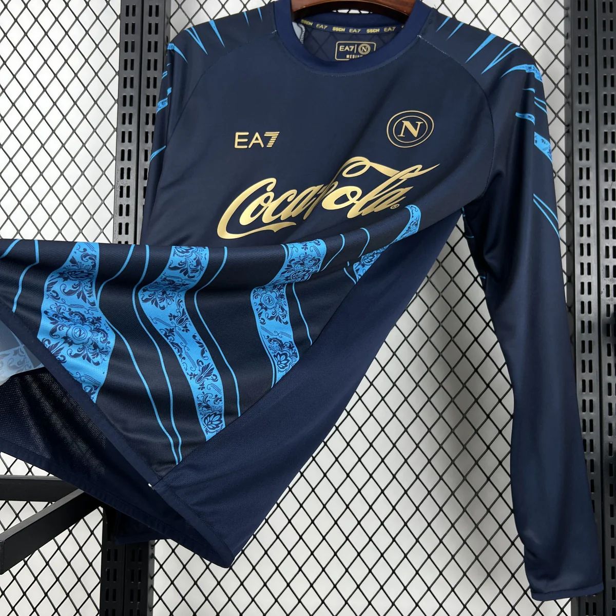 Maglia SSC Napoli pre-partita 26/27 - Manica Lunga