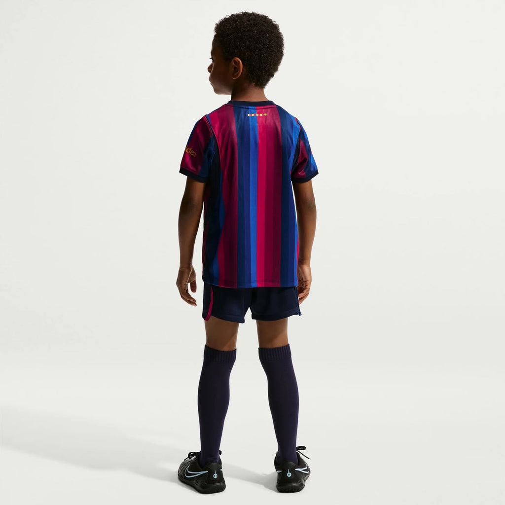 T-shirt e Pantaloncini Bambino FC Barcelona Home 26/27 - Con Calzettoni