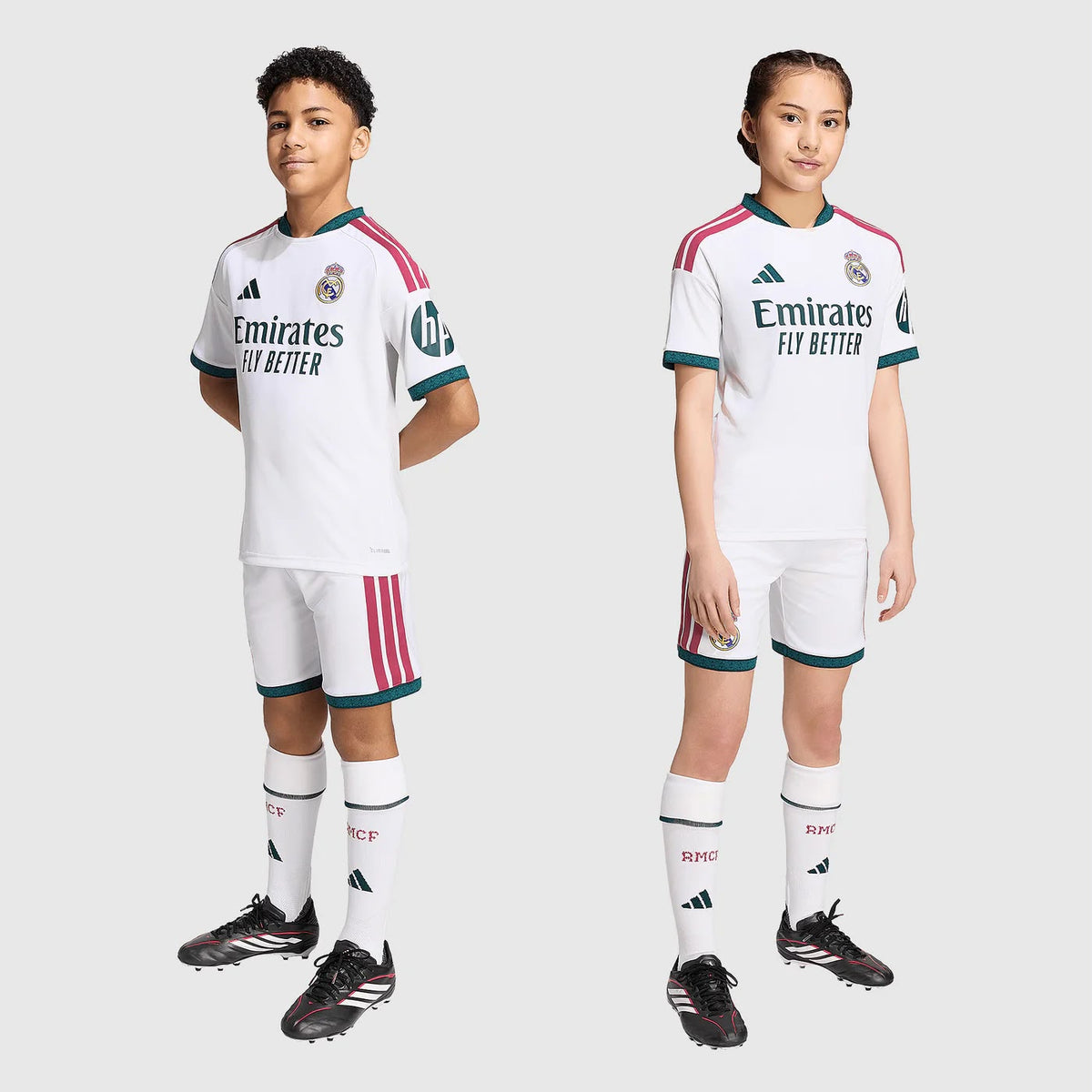 T-shirt e Pantaloncini Bambino Real Madrid Home 26/27 - Con Calzettoni
