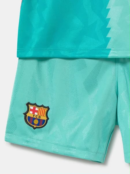 T-shirt e Pantaloncini Bambino FC Barcelona Third 26/27 - Con Calzettoni