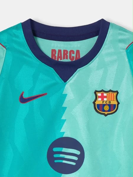 T-shirt e Pantaloncini Bambino FC Barcelona Third 26/27 - Con Calzettoni