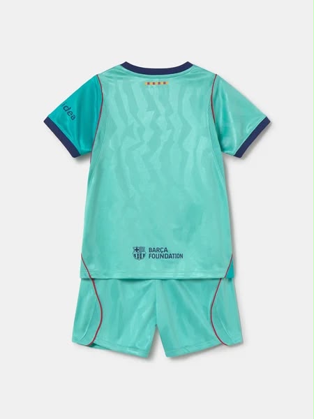 T-shirt e Pantaloncini Bambino FC Barcelona Third 26/27 - Con Calzettoni