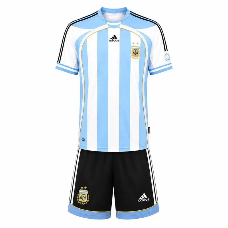T-shirt e Pantaloncini Bambino Argentina Retro 2006