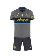 Kit Calcio Bambino Inter Third 26/27 - Con Scudetto + Coccarda
