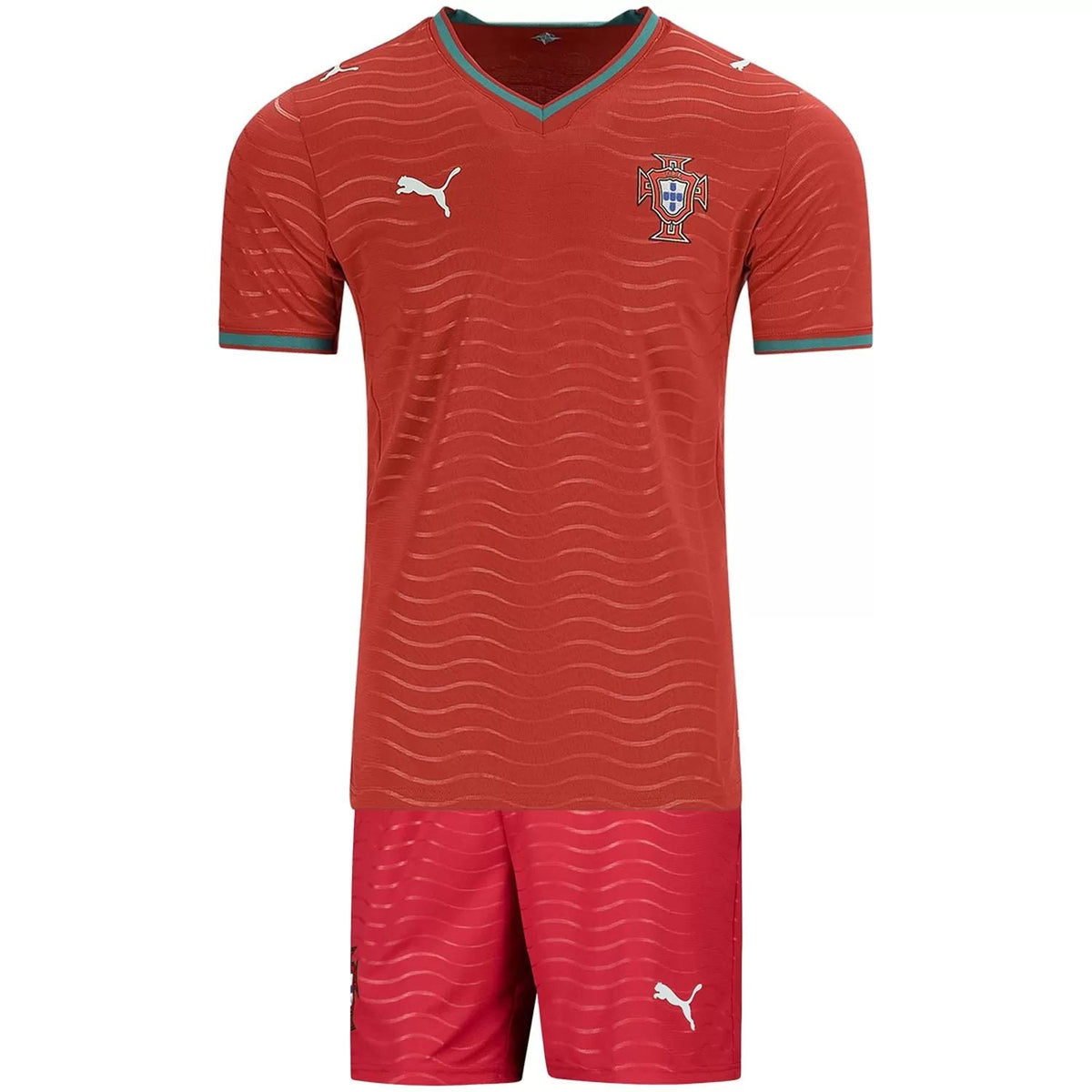 Maglia e Pantaloncini da Allenamento Bambino Portogallo Home 26/27