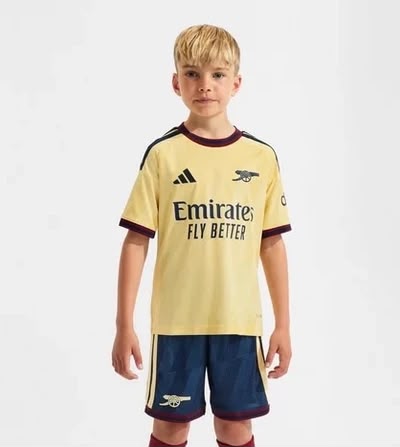 T-shirt e Pantaloncini Bambino Arsenal Third 26/27