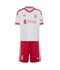 T-shirt e Pantaloncini Bambino Liverpool Away 26/27