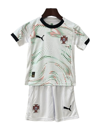T-shirt e Pantaloncini Bambino Portogallo Away 25/26