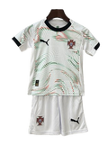 T-shirt e Pantaloncini Bambino Portogallo Away 25/26